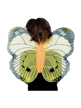 alas de mariposa verdes para niño