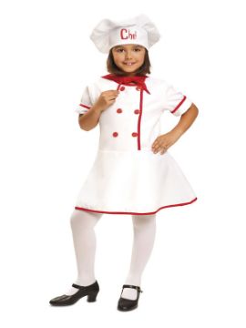 disfraz de cocinera chef niña
