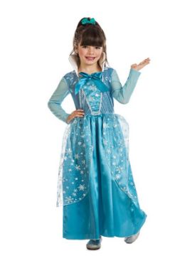 disfraz de princesa hielo niña